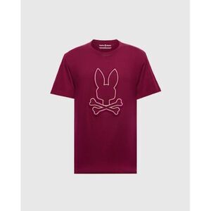 Psycho Bunny‎ ALEXANDER GRAPHIC TEE CRIMSON Color size XL NWT in packaging